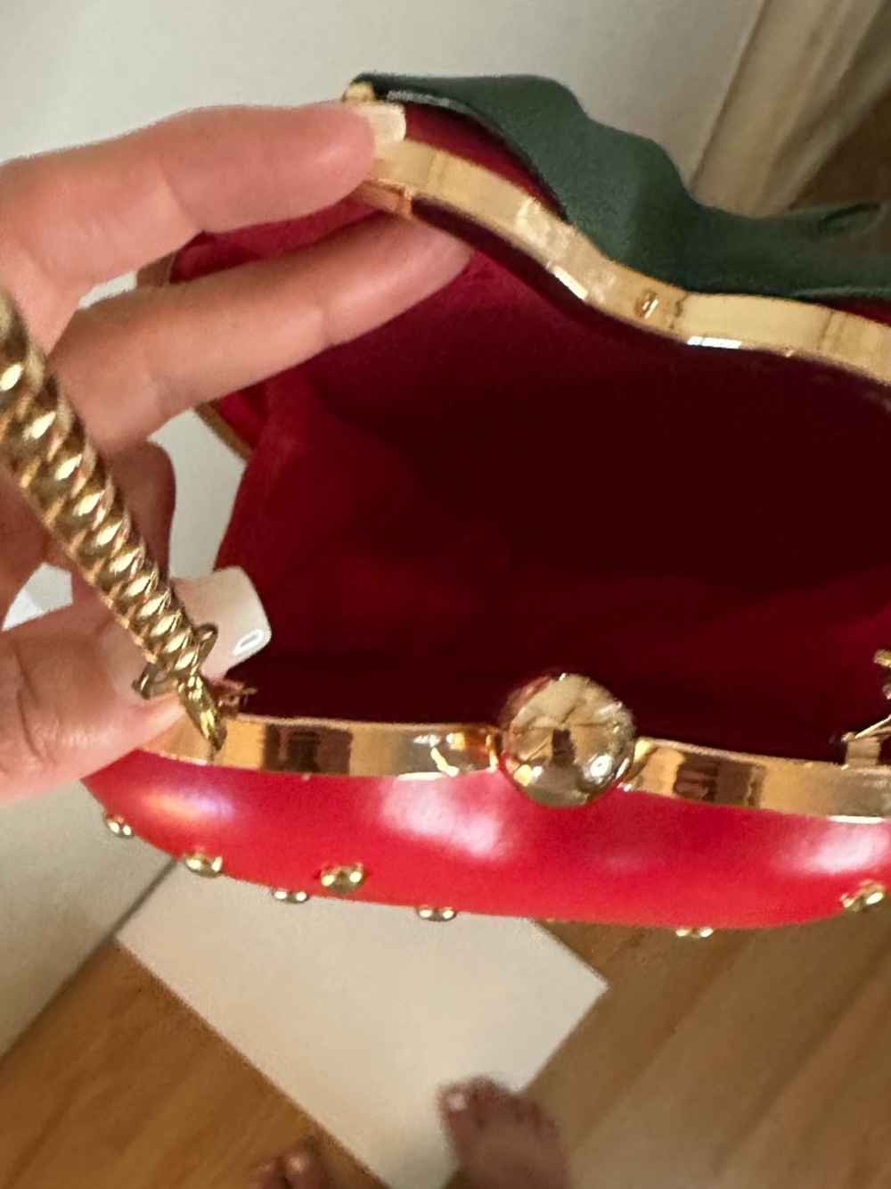 Strawberry Novelty Crossbody Bag - Picture 3 of 3